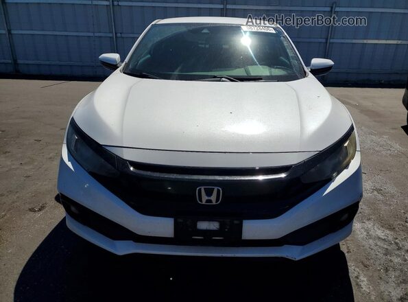 2HGFC4B8XKH300754 2019 HONDA CIVIC Белый Вид спереди