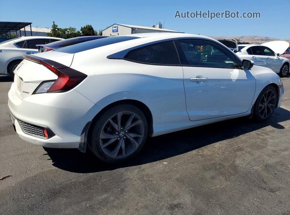 2HGFC4B8XKH300754 2019 HONDA CIVIC Белый Задняя правая четверть