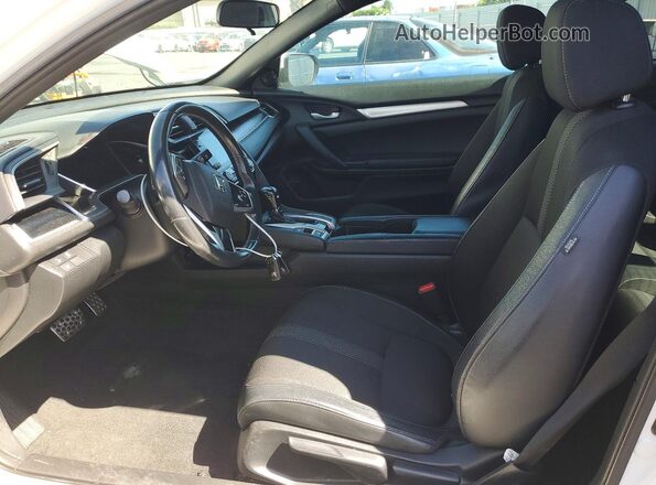 2HGFC4B8XKH300754 2019 HONDA CIVIC Белый Вид салона спереди