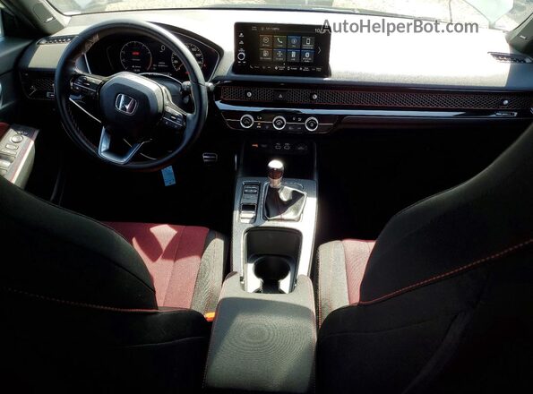 2HGFE1E51RH473423 2024 HONDA CIVIC Gray Dashboard view