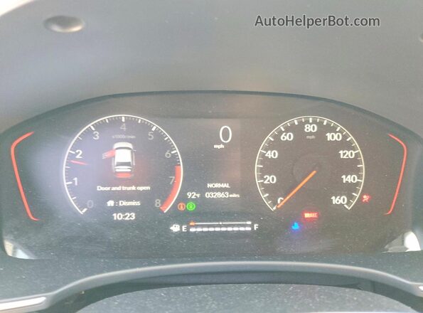 2HGFE1E51RH473423 2024 HONDA CIVIC Gray Instrument cluster view