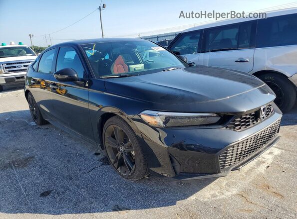 2HGFE1E51SH475730 2025 HONDA CIVIC Черный Передняя правая четверть
