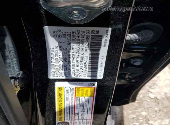 2HGFE1E51SH477770 2025 HONDA CIVIC Black Vista del compartimento del motor