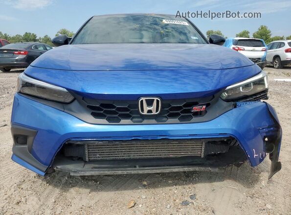 2HGFE1E52NH473201 2022 HONDA CIVIC Blue Widok z przodu