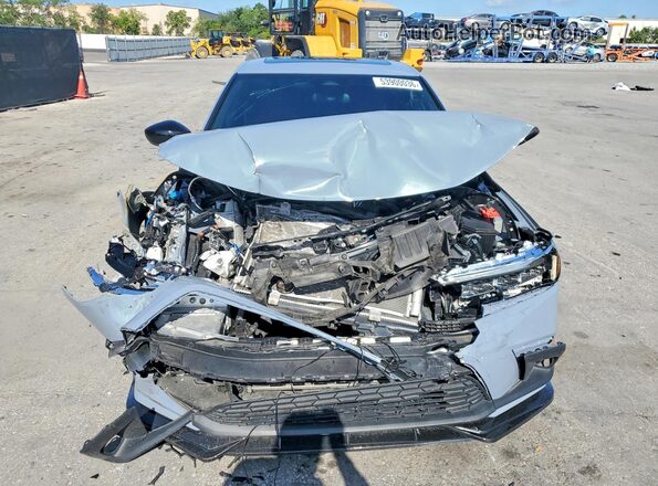 2HGFE1E53PH472948 2023 HONDA CIVIC Gray Вид спереду