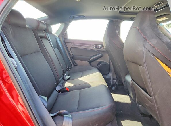 2HGFE1E53TH475651 2026 HONDA CIVIC Red Rear seats view