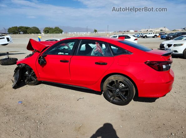 2HGFE1E53TH475651 2026 HONDA CIVIC Red Rear left