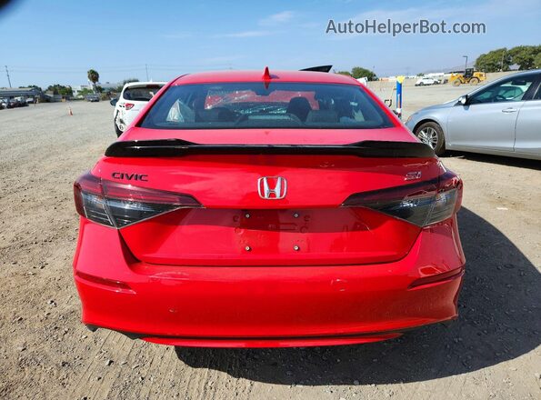 2HGFE1E53TH475651 2026 HONDA CIVIC Red Rear view
