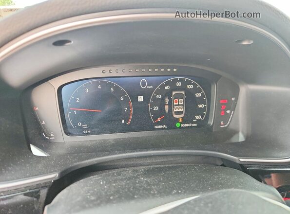 2HGFE1E54TH476873 2026 HONDA CIVIC Black Vista del cuadro de instrumentos