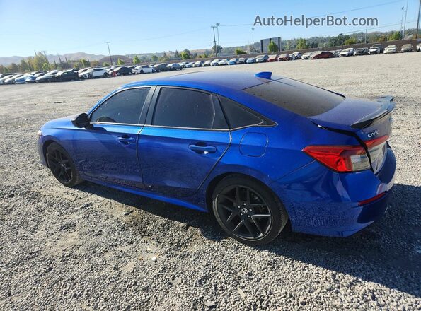 2HGFE1E55NH473595 2022 HONDA CIVIC Blue უკანა მარცხენა