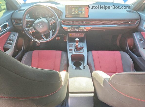 2HGFE1E55NH473595 2022 HONDA CIVIC Blue წინა პანელის ხედი