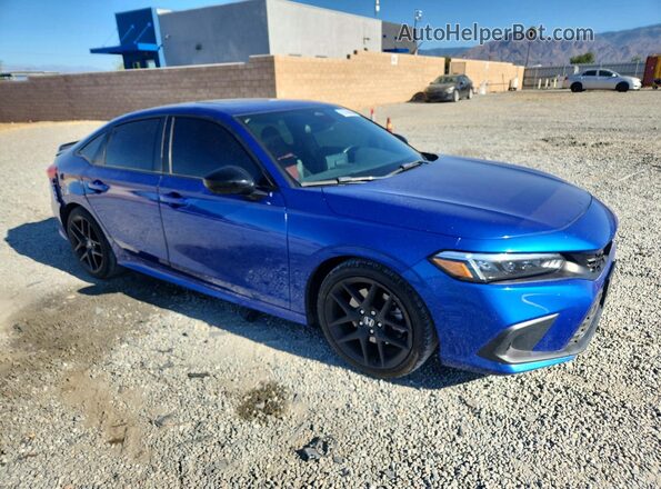 2HGFE1E55NH473595 2022 HONDA CIVIC Blue წინა მარჯვენა