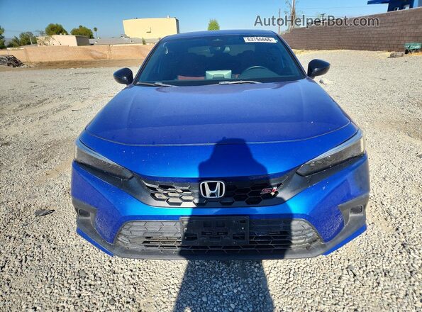 2HGFE1E55NH473595 2022 HONDA CIVIC Blue წინა ხედი