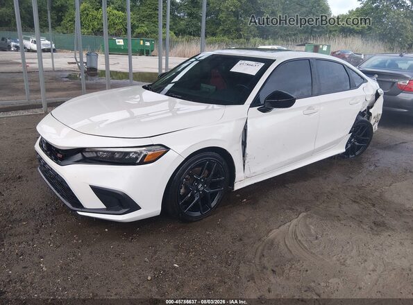 2HGFE1E55PH475107 2023 HONDA CIVIC White Przód lewy