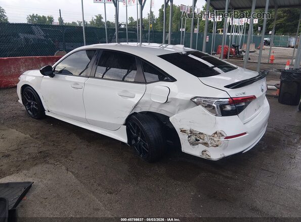 2HGFE1E55PH475107 2023 HONDA CIVIC White Tył lewy
