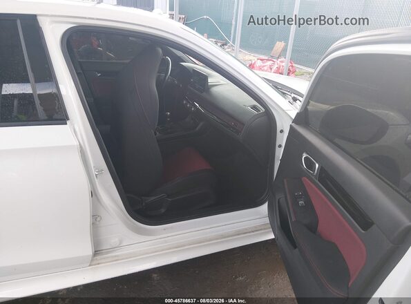 2HGFE1E55PH475107 2023 HONDA CIVIC White Widok wnętrza z przodu