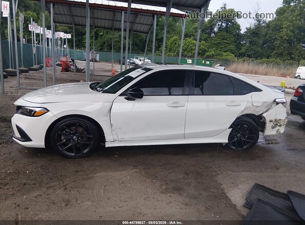 2HGFE1E55PH475107 2023 HONDA CIVIC White Widok wnętrza 360 stopni