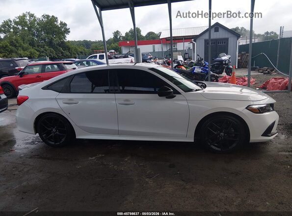 2HGFE1E55PH475107 2023 HONDA CIVIC White Widok wnętrza z tyłu