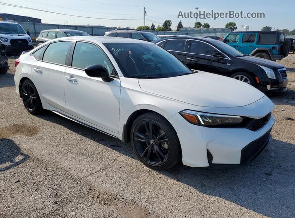 2HGFE1E55SH478145 2025 HONDA CIVIC White Delantero derecho
