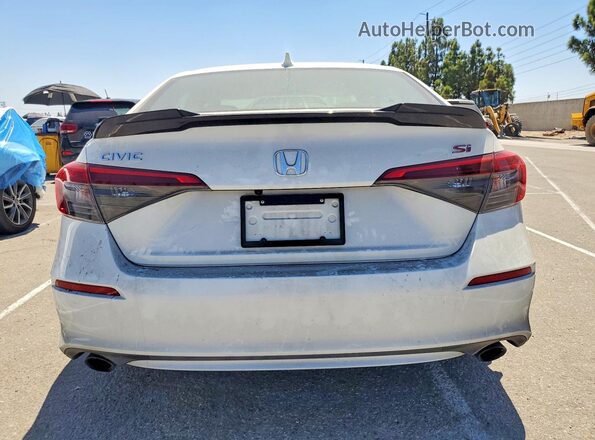 2HGFE1E56PH472698 2023 HONDA CIVIC White Widok z tyłu