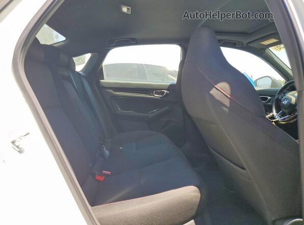 2HGFE1E56PH472698 2023 HONDA CIVIC White Widok tylnych siedzeń