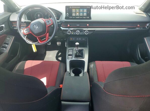 2HGFE1E56PH474211 2023 HONDA CIVIC Gray Widok deski rozdzielczej