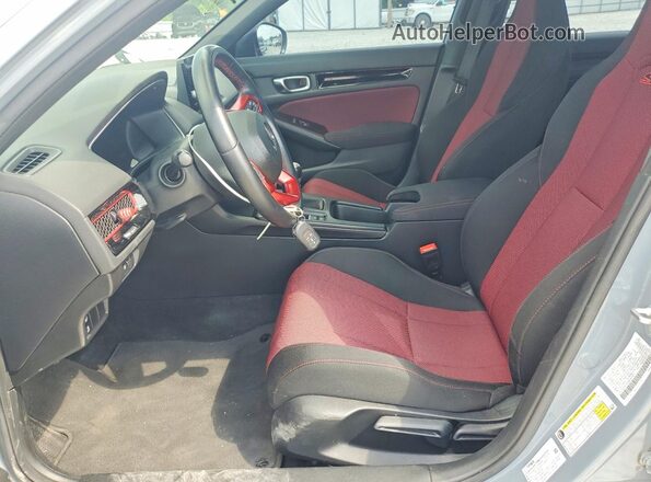 2HGFE1E56PH474211 2023 HONDA CIVIC Gray Widok wnętrza z przodu