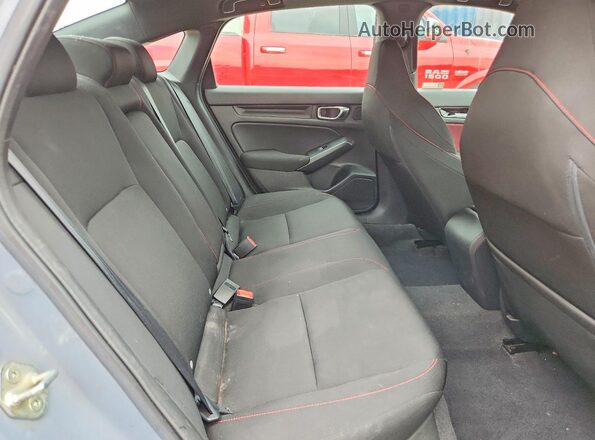 2HGFE1E57NH470357 2022 HONDA CIVIC Gray უკანა სავარძლების ხედი