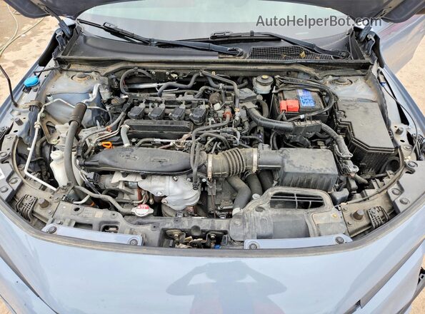2HGFE1E57NH470357 2022 HONDA CIVIC Gray უკანა სალონის ხედი