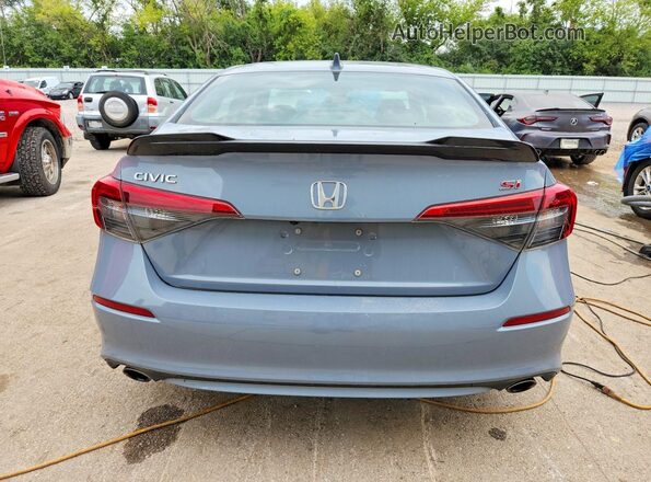 2HGFE1E57NH470357 2022 HONDA CIVIC Gray უკანა ხედი