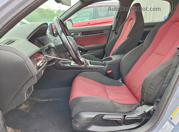 2HGFE1E57NH470357 2022 HONDA CIVIC Gray წინა სალონის ხედი