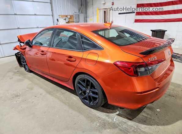 2HGFE1E57PH473682 2023 HONDA CIVIC Оранжевый Задняя левая четверть