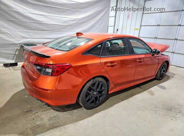 2HGFE1E57PH473682 2023 HONDA CIVIC Оранжевый Задняя правая четверть