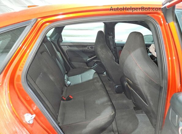 2HGFE1E57PH473682 2023 HONDA CIVIC Оранжевый Вид задних сидений