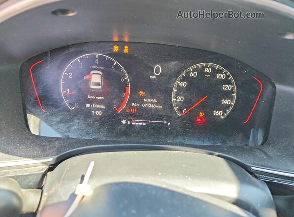 2HGFE1E58NH475826 2022 HONDA CIVIC Gray Vista del cuadro de instrumentos