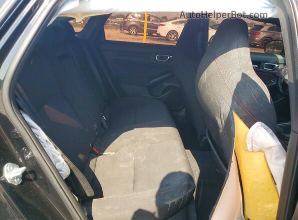 2HGFE1E58PH470497 2023 HONDA CIVIC Black Widok tylnych siedzeń