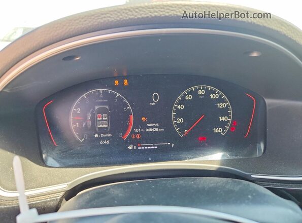 2HGFE1E58PH473402 2023 HONDA CIVIC Черный Вид щитка приборов