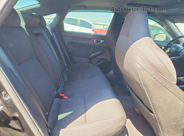 2HGFE1E58PH473402 2023 HONDA CIVIC Черный Вид задних сидений