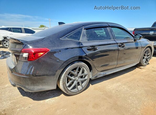 2HGFE1E58PH473402 2023 HONDA CIVIC Черный Задняя правая четверть