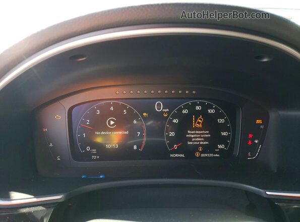 2HGFE1E58TH470705 2026 HONDA CIVIC Gray Սարքավորումների վահանակի տեսք