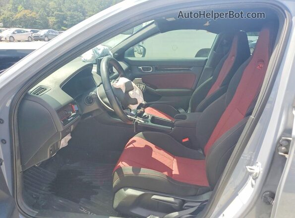 2HGFE1E59NH476192 2022 HONDA CIVIC Gray Front interior view