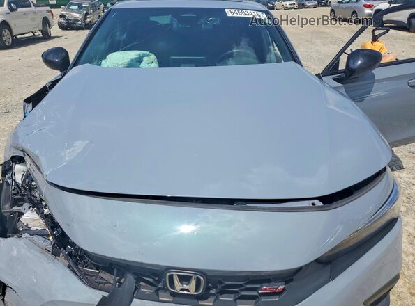 2HGFE1E59NH476192 2022 HONDA CIVIC Gray Rear interior view