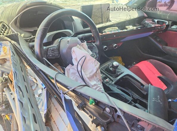 2HGFE1E59PH471268 2023 HONDA CIVIC Blue Առջևի վահանակի տեսք