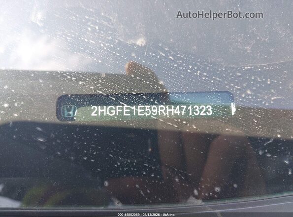 2HGFE1E59RH471323 2024 HONDA CIVIC Blue Вид підкапотного простору