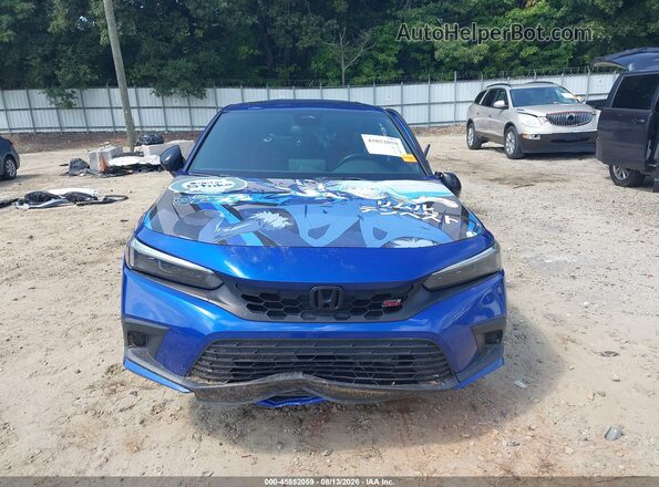 2HGFE1E59RH471323 2024 HONDA CIVIC Blue Вид щитка приладів