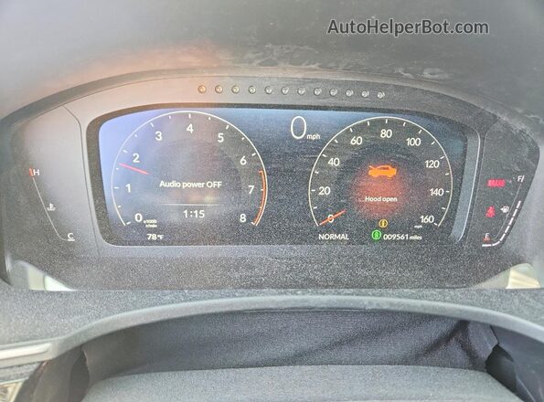 2HGFE1E59TH473497 2026 HONDA CIVIC Gray ხელსაწყოთა პანელის ხედი