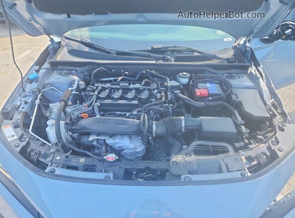 2HGFE1E5XNH471874 2022 HONDA CIVIC Blue Սալոնի հետևի տեսք