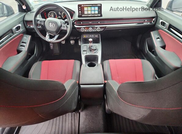 2HGFE1E5XRH475834 2024 HONDA CIVIC Black წინა პანელის ხედი