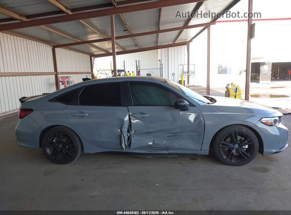 2HGFE1E5XSH471224 2025 HONDA CIVIC Gray Դիմացի տեսք