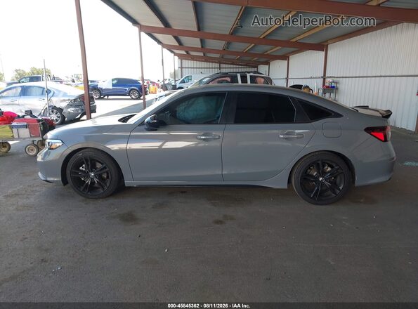 2HGFE1E5XSH471224 2025 HONDA CIVIC Gray Սալոնի 360 աստիճան տեսք